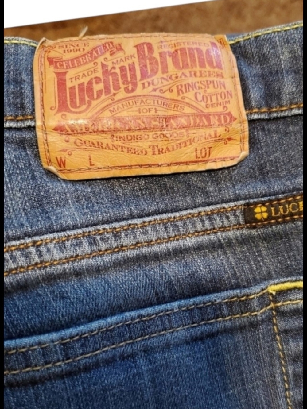 Lucky Brand Women's Dark Blue Denim Cropped Jeans Size 8 - Picture 3 of 5